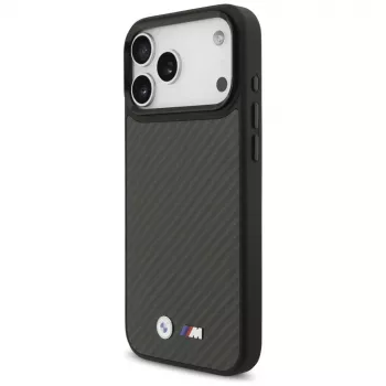 BMW M Kevlar Matt puzdro MagSafe pre iPhone 17 Pro Max čierna