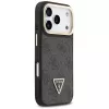 Guess 4G PU Triangle Logo & Stand Camera MagSafe puzdro pre iPhone 17 Pro čierna