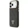 Guess 4G PU Triangle Logo & Stand Camera MagSafe puzdro pre iPhone 17 Pro Max čierna