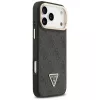 Guess 4G PU Triangle Logo & Stand Camera MagSafe puzdro pre iPhone 17 Pro Max čierna