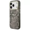 Guess Python Pattern puzdro MagSafe pre iPhone 17 Pro hnedá