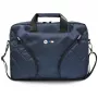 BMW Nylon Laptop Messenger Bag with Metal Logo, námornícka modrá, 16 palcov