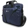 BMW Nylon Laptop Messenger Bag with Metal Logo, námornícka modrá, 16 palcov