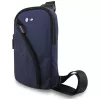 BMW nylonová crossbody taška na telefón s vreckom & kovovým logom Navy Blue