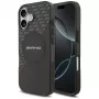 Puzdro Mercedes AMG Double Layer priehľadné Rhombs MagSafe pre iPhone 17, čierne/červené