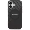 Puzdro Mercedes AMG Double Layer priehľadné Rhombs MagSafe pre iPhone 17, čierne/červené