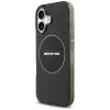 Puzdro Mercedes AMG Double Layer priehľadné Smoked MagSafe pre iPhone 17, čierne