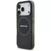 Puzdro Mercedes AMG Double Layer priehľadné Smoked MagSafe pre iPhone 17 Pro, čierne
