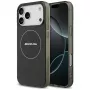 Mercedes AMG Double Layer Transparent Smoked puzdro MagSafe pre iPhone 17 Pro Max čierna