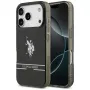 U.S. POLO ASSN. puzdro US Polo DH and Bottom Stripe Logo MagSafe pre iPhone 17 Pro čierna