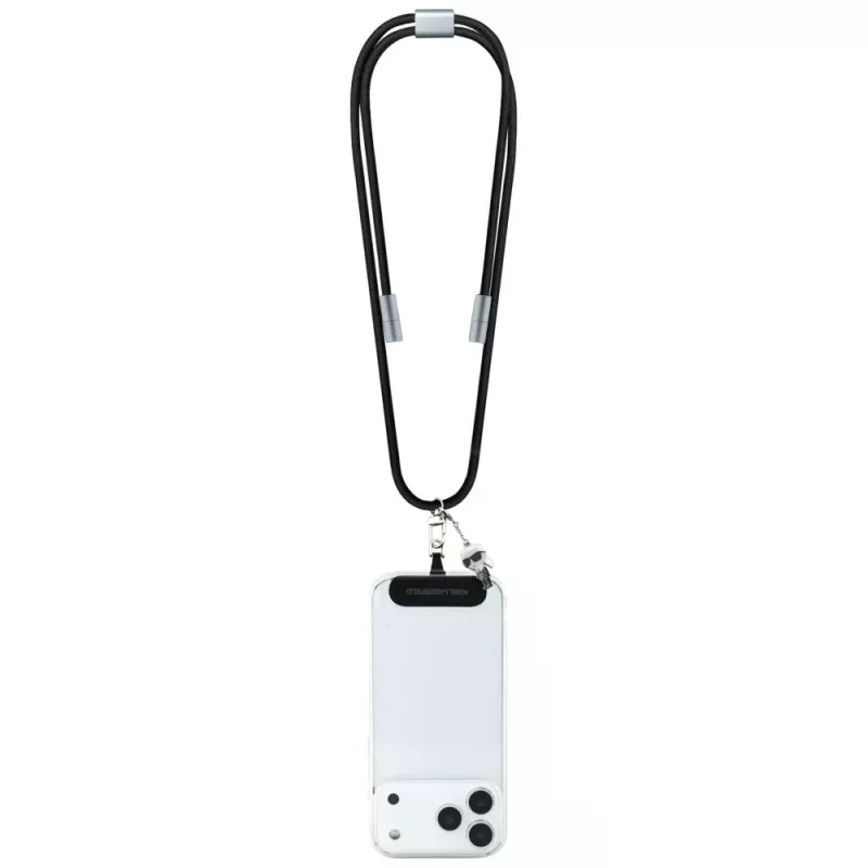 Karl Lagerfeld Ikonik Charm kábel USB-C na USB-C s lanyard, 1,2 m, čierny