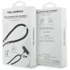 Karl Lagerfeld Ikonik Charm kábel USB-C na USB-C s lanyard, 1,2 m, čierny