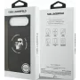 KARL LAGERFELD silikónové puzdro Karl & Choupette Ring MagSafe pre Apple iPhone Air – čierna