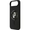 KARL LAGERFELD silikónové puzdro Karl & Choupette Ring MagSafe pre Apple iPhone Air – čierna