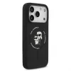 KARL LAGERFELD silikónové puzdro Karl & Choupette Ring MagSafe pre Apple iPhone 17 Pro čierna