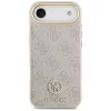 Guess 4G Strass Logo & Big Strap Metal Buttons MagSafe puzdro pre iPhone Air - ružová