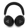 Guess Bluetooth Over-Ear slúchadlá ENC Saffiano Triangle Logo čierne