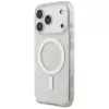 Guess IML Glitter Pearl Strap MagSafe puzdro pre iPhone 17 Pro, transparentné