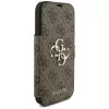 Guess Book 4G Metal Logo puzdro pre Apple iPhone 17 Pro, hnedá