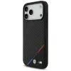 BMW M Carbon Tricolor Line MagSafe puzdro pre iPhone 17 Pro Max čierne