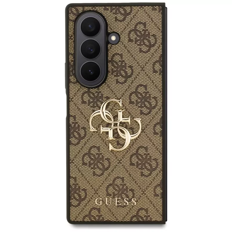 Guess Big 4G Logo Classic puzdro pre Samsung Galaxy Z Fold7, hnedá