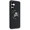 Karl Lagerfeld Silicone Karl & Choupette Heads MagSafe puzdro pre Samsung Galaxy S25 FE čierna