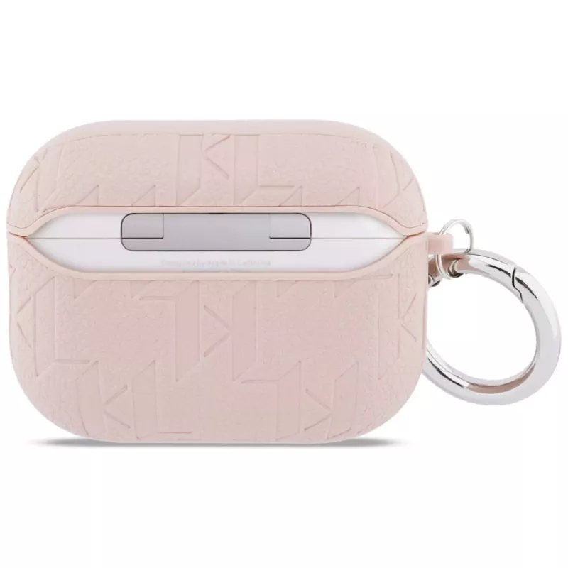 KARL LAGERFELD Monogram Karl Head puzdro pre AirPods Pro 3, ružová