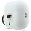 KARL LAGERFELD Silicone Karl Head 3D puzdro pre AirPods Pro 3 biela