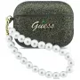 Puzdro Guess Glitter Pearl Strap pre AirPods Pro 3, khaki