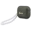 Puzdro Guess Glitter Pearl Strap pre AirPods Pro 3, khaki