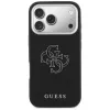 Guess FW Resin Logo zadné puzdro pre Apple iPhone 17 Pro, čierna