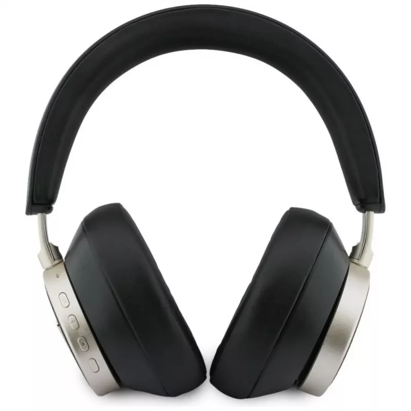 Guess 4G Triangle Logo bezdrôtové Bluetooth 5.4 over-ear slúchadlá s ENC, čierna