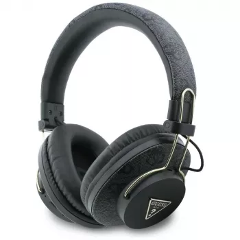 Guess Triangle Logo Bluetooth ENC over-ear slúchadlá, čierna
