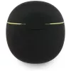 Guess Gold Line Triangle TWS Bluetooth slúchadlá s nabíjacím puzdrom (čierne)