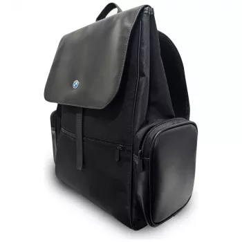 BMW Side Pockets Metal Logo 15 batoh na notebook čierny