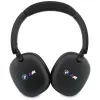 BMW Over-Ear Bluetooth slúchadlá s potlačenými logami, čierne