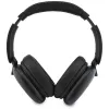 BMW Over-Ear Bluetooth slúchadlá s potlačenými logami, čierne