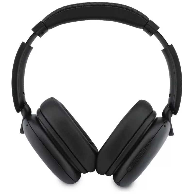 BMW Over-Ear Bluetooth slúchadlá s potlačenými logami, čierne