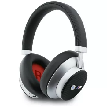 BMW M Carbon Metal Logo Bluetooth ENC Over-Ear slúchadlá strieborné