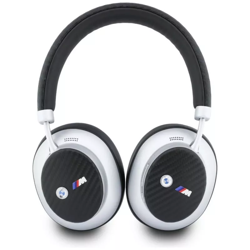 BMW M Carbon Metal Logo Bluetooth ENC Over-Ear slúchadlá strieborné