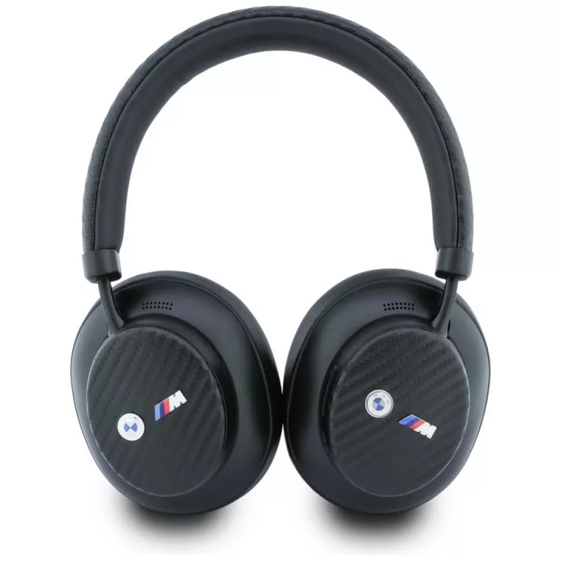 BMW M Carbon Metal Logo Bluetooth ENC Over-Ear slúchadlá čierne
