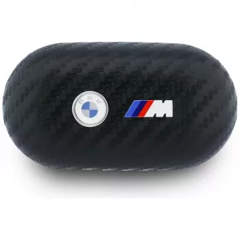 BMW Bluetooth TWS slúchadlá Carbon Metal Logo ENC čierne