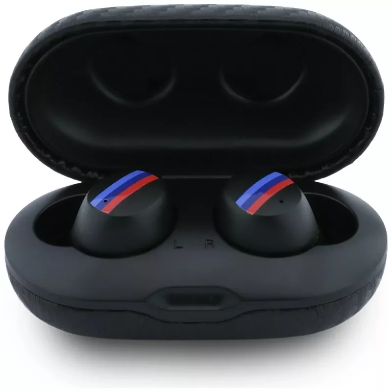 BMW Bluetooth TWS slúchadlá Carbon Metal Logo ENC čierne
