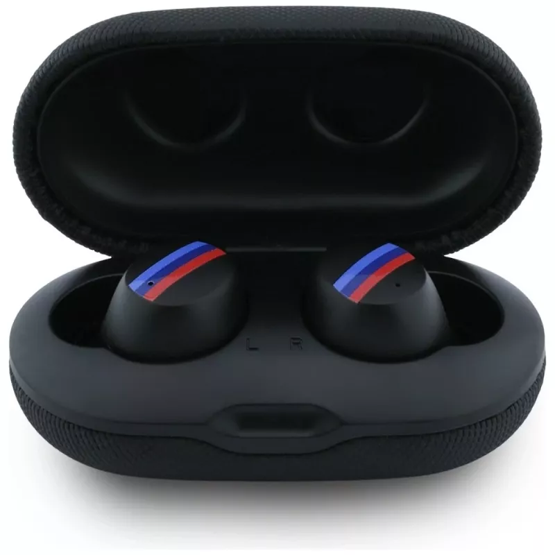 BMW M Metal Logo TWS Bluetooth 5.1 slúchadlá s ENC - čierne