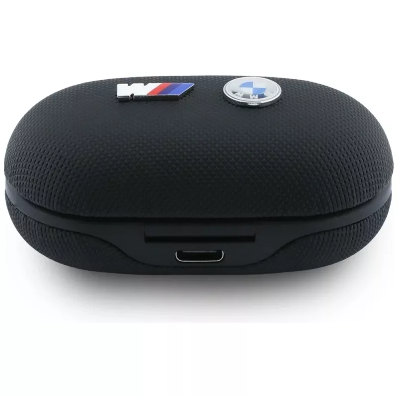 BMW M Metal Logo TWS Bluetooth 5.1 slúchadlá s ENC - čierne