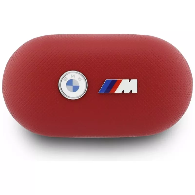 BMW M Metal Logo TWS Bluetooth slúchadlá s ENC, červené