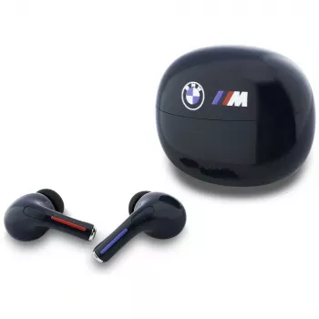 BMW Bluetooth TWS slúchadlá námornícka modrá s potlačeným logom