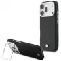 Puzdro BMW M Sign Metal Logo MagSafe pre iPhone 17 Pro, čierne
