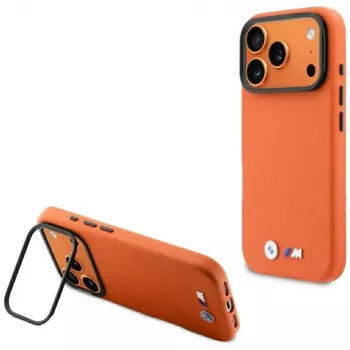 BMW M Metal Logo MagSafe puzdro pre iPhone 17 Pro oranžové