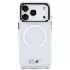 BMW M IML Shockproof Metal Logo MagSafe puzdro pre iPhone 17 Pro Max priehľadné